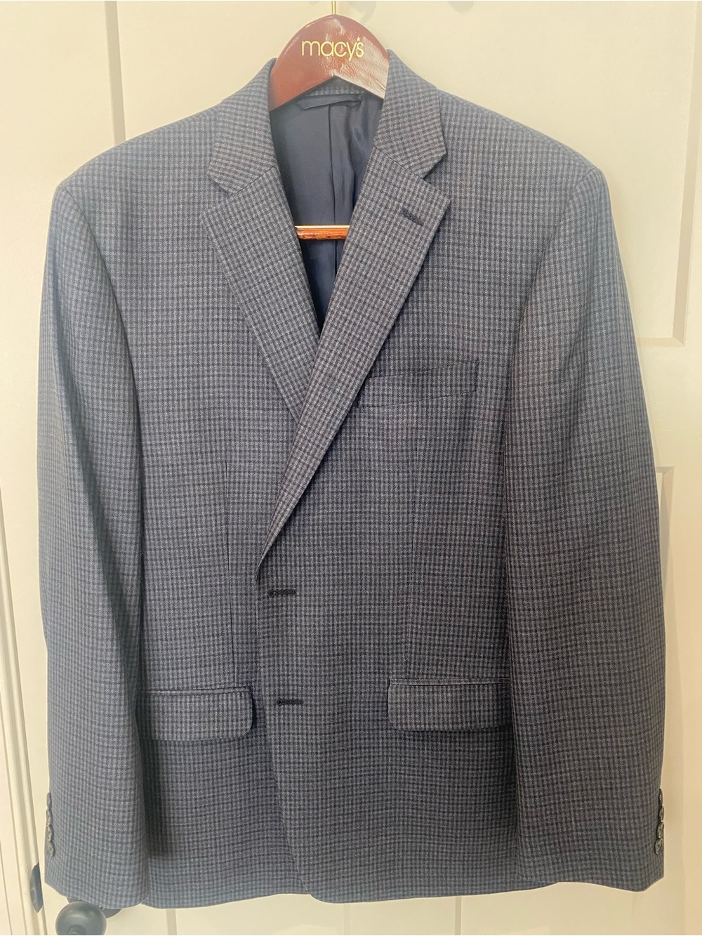 Ralph Lauren Navy Plaid Sport Coat